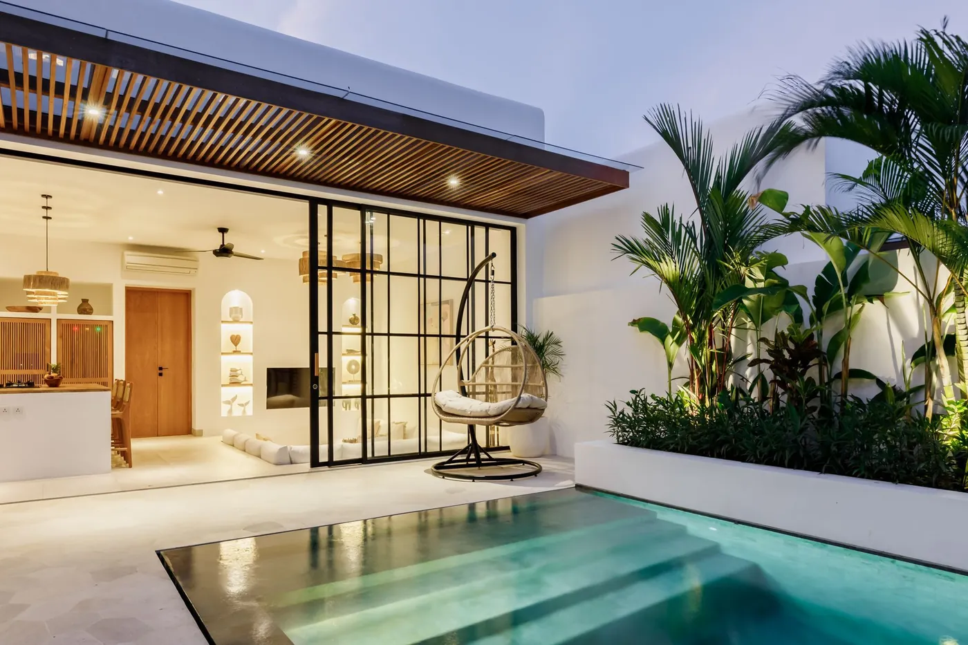 Family Nest villa — evening
