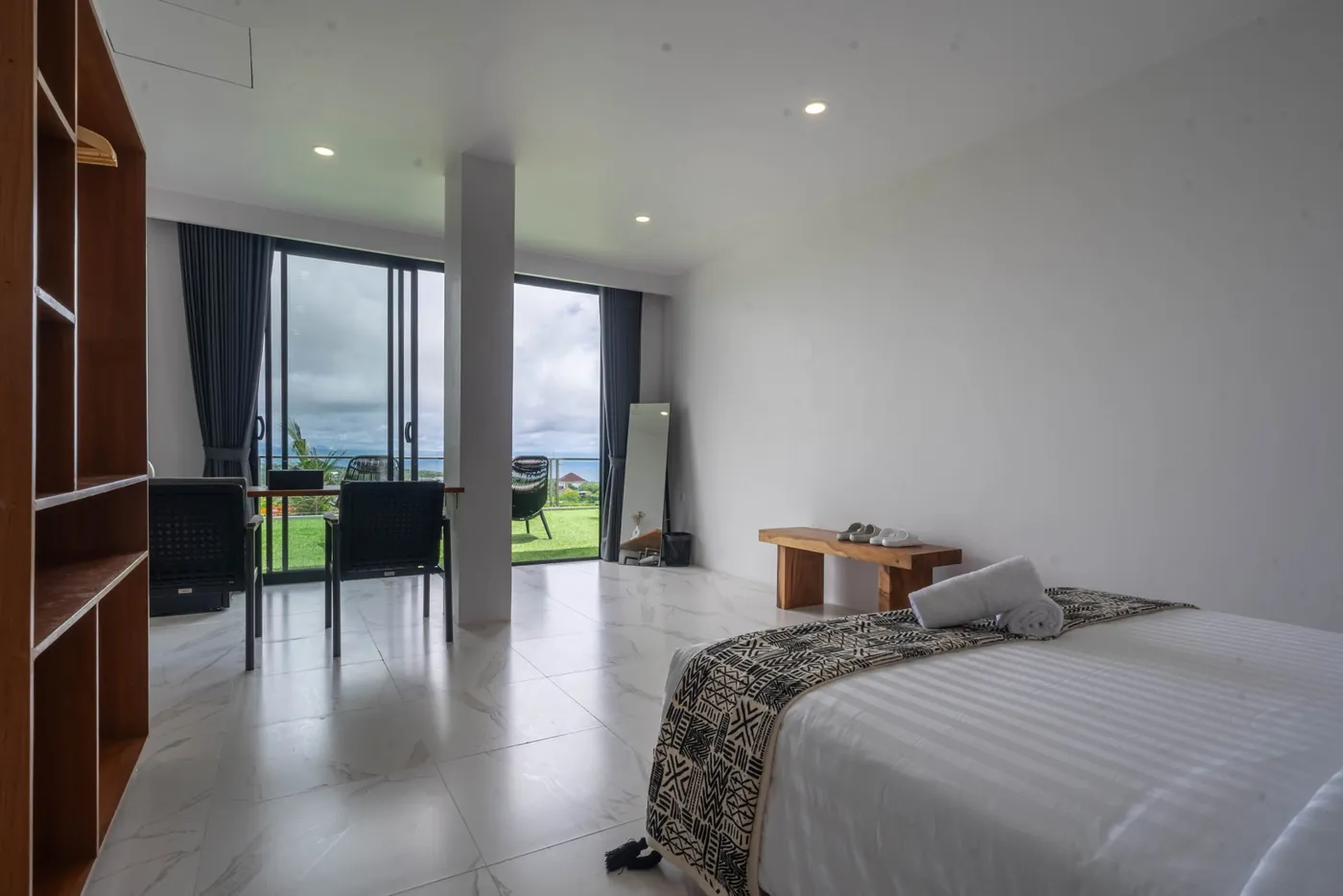 Gandum villa room with ocean view